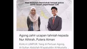Oleh kerana keputusan pemilihan presiden dan umum mula dijelaskan, panggilan telefon ucapan tahniah kepada menteri luar negeri mevlüt çavuşoğlu mulai berdatangan. Agong Zahir Ucapan Tahniah Kpd Nur Athirah Putera Aiman Youtube
