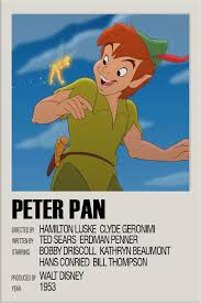 Peter Pan Movie Posters Minimalist Movie Poster Wall Vintage Disney Posters