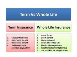 Both term life and whole life have their benefits and drawbacks. Term Insurance Vs Whole Life Insurance Youtube