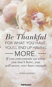 Gratitude Quote by Oprah Winfrey | POPSUGAR Smart Living via Relatably.com