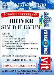 Maybe you would like to learn more about one of these? Admin Status Informasi Loker Driver Syarat B2umum Facebook
