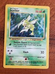 Maybe you would like to learn more about one of these? Scyther Holo Pokemon Card Original Error No Jungle Symbol Misprint 10 64 Toys Hobbies Ccg Individual Cards