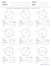 Geometry Worksheets Geometry Worksheets For Practice And Study