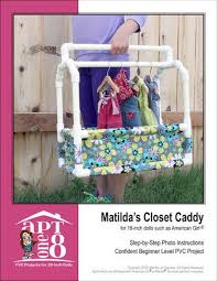 Matilda S Closet Caddy Pvc Pattern American Girl Basteln American Girl Ag Puppen