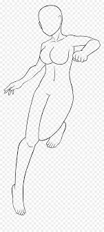 Drawing human figures is considered to be the most difficult for artists to do. How To Draw Anime Arms Nose Anime Girl Base Full Body Hd Png Download Vhv