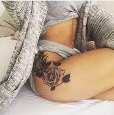 Roses Thigh Tattoo Tatuagens Tatuagem Na Coxa Tatoo