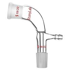 For bending stems i set the gun to the low setting. 105 Bent Glass Vacuum Take Off Adapter Short Stem With 19 22 Joints