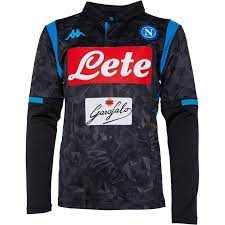2021 für napoli kinder marcelo burlon gelb trikot. Kappa Jungen Ssc Napoli Kombat Gara Away Fussball Trikot Schwarz