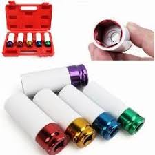 25 Indirim 5 Adet Araba 15mm 17mm 19mm 21mm 22mm Alasim Ince Duvar Tekerlek Somun Derin Darbe Kol Surucu Seti Hediye Kutusu Tamir 2020 Duvar Tekerlek Hediyeler