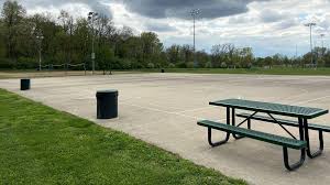Popular Basketball court removed from Shiloh IL park