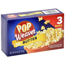 Bulk Pop Weaver Microwave Popcorn With Butter 3 Ct Boxes Dollar Tree