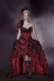 Check spelling or type a new query. Neu Rot Schwarz Taffeta Brautkleider Gothic Halloween Hochzeitskleid Ballkleid Damenmode Kleidung Accessoires
