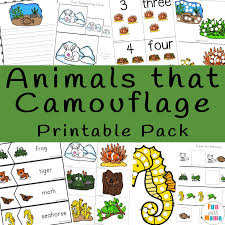The spruce / wenjia tang take a break and have some fun with this collection of free, printable co. Animals That Camouflage Fun With Mama
