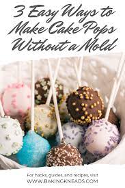 Mix with frosting use your hands to mix the crumbled cake with frosting. 3 Easy Ways To Make Cake Pops Without A Mold Cake Pop Recipe Easy Cake Pop Recipe Cake Pops How To Make