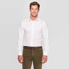 Goodfellow & co men's red chili slim fit hennepin chino pants stretch. Men S Slim Fit Non Iron Dress Long Sleeve Button Down Shirt Goodfellow Co Target