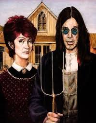 Ozzy Osbourne See You On The Other Side Album Version Ozzy Osbourne And Sharon More Pins Like This At Fosterginger Pinterest American Gothic Parody American Gothic Ozzy And Sharon