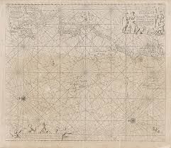 Sea Chart Of The Atlantic Ocean To The West Coast Of Europe