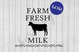 Freesvg.org offers free vector images in svg format with creative commons 0 license (public domain). Farm Fresh Milk Svg Farmhouse Dxf File Cut File 227248 Svgs Design Bundles