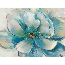 Yosemite Home Da C Cor Full Flower Wall Art Yj9239a Flower Canvas Flower Canvas Wall Art Flower Painting