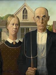 American Gothic. Farmer's wife: Give me that shovel… | by Minoo Jan | Medium