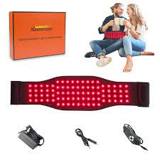 Naviocean Red Infrared Light Therapy Belt for Body Pain, Near-Infrared LED  Light Wrap Device with Timer Flexible Wearable Pad with 660NM 850NM for  Back Shoulder Knee Joints Pain Relief