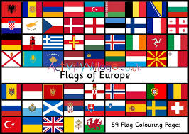 Free coloring pages to download and print. All Flags Of Europe Colouring Pages