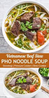 Vietnamese Beef Stew Pho Noodle Soup Pho Bo Sot Vang Delightful Plate Recipe Stew Recipes Recipes Pho Recipe
