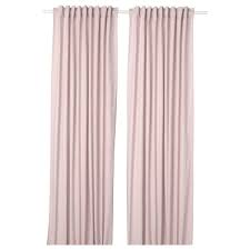 Kalkfly Curtains 1 Pair Light Pink 57x98 Ikea
