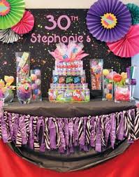 30th Birthday Table Decorations For Her Born In The 80s Neon 30th Birthday Party Hostess With The Mostess 80s Birthday Parties 30th Birthday Parties 30th Birthday Party For Her