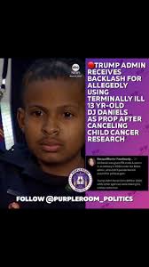 During his address to a joint session of Congress, Donald Trump showcased a  13-year-old Black boy, Devarjaye “DJ” Daniel, who is battling brain and  spine cancer. The young man, who has been sworn in ...
