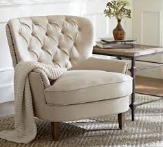 Cardiff Tufted Upholstered Armchair Living Room Chairs Furniture Armchair