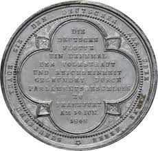 Österreichischer schilling) avusturya'nın 1 ocak 2002'ye kadar kullandığı resmî para birimidir. Medal Founding Of The German Fleet At Frankfurt Zinc Free Imperial City Of Frankfurt Numista