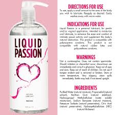 Amazon.com: Liquid Passion Natural Water-Based Personal Lube, pH Friendly,  Fragrance-Free & Hydrating, Safe for Toys & Condoms. Made in USA - 34 Fl Oz  : Health & Household