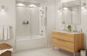 The best thing is both doors have the sliding option. 29 Sliding Bathtub Glass Doors Ideas Tub Doors Shower Doors Bathtub Doors