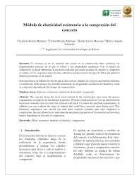 Este tipo de eclipse ocurre porque la órbita de la luna alrededor de la tierra es. Pdf Modulo De Elasticidad Resistencia A La Compresion Del Concreto