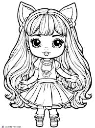 coloring page for lol unicorn