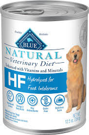 Blue Buffalo Natural Veterinary Diet Hf Hydrolyzed For Food Intolerance Grain Free Canned Dog Food 12 5 Oz Case Of 12 Chewy Com