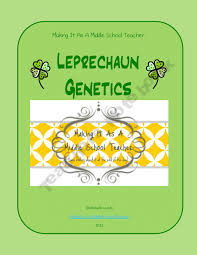 Leprechaun Genetics Genetics High School Science Teacher