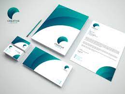 Custom business letterhead stationery with logo. Do Logo Letterhead Business Card And Stationary Design By Kashfidesign Fiverr