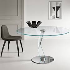 It consists of round table with glass top and 6 chairs with removable cushions. Bakkarat Alto 110cm Round Glass Dining Table
