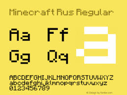 Minecraft font family series mainly provide medium,regular and other font styles. Minecraft Seven Font Family Search Fontke Com For Mobile
