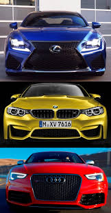 2015 Supercoupe Design Shootout Lexus Rc F Vs Bmw M4 Vs Audi Rs5 Bmw M4 Bmw Audi Rs5
