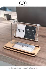 4.8 out of 5 stars. Walnut Business Card Stand Business Card Holder For Desk Etsy