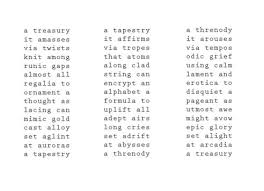 By Christian Bok Visual Poetry Poetry Ascii Art
