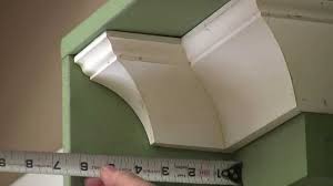 The left side of the crown molding is part of a 90 degree outside corner so i set my miter angle to the right side at 45 degrees and held the crown molding to the right of the blade. Installing Crown Molding Measuring Crown Molding Youtube