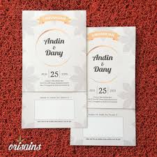 Undangan pernikahan untuk tamu luar kota. Cetak Undangan Pernikahan Unduh Mantu Undangan Orang Tua Motif Elegan Mewah Murah Shopee Indonesia