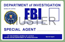 Dieser ausweis ist ein echter hingucker. Film Id Card Fbi Special Agent Www Shoppen Fuer Sammler De