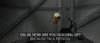 A potato flew around my room is a vine meme that became popular in late 2014. Fuggit Im Giving Portal 2 Another Run Gif On Imgur