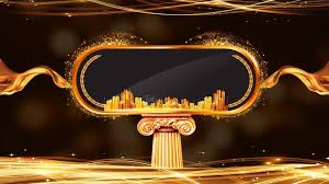 2019 Black Gold Luxury Awards Background Design Background Design Frame Border Design Retro Background