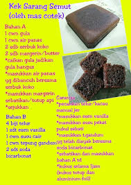 Ini resepi yang paling senang untuk buat kek german blackforest ini. Resepi Kek Sarang Semut